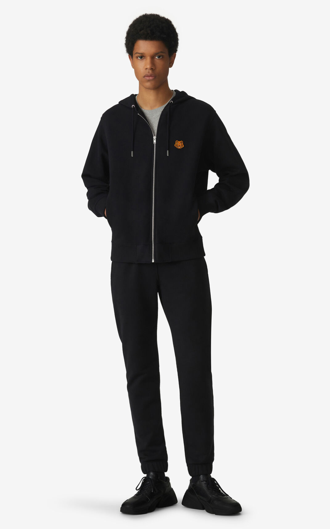 Jogging Kenzo Homme Tiger Crest Noir XQPLB-4721